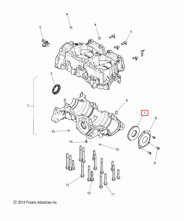 Сальник PTO Polaris 5415026