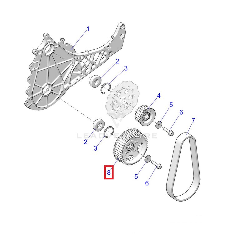 Шестерня Polaris QD 50T   3222340 