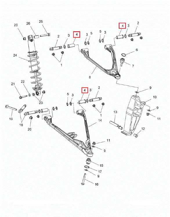 Купить Втулка рычага AXYS Polaris 5451498