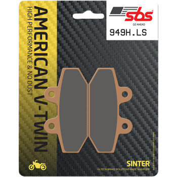 Колодки тормозные задние SBS 949H.LS для Harley-Davidson (41300197)