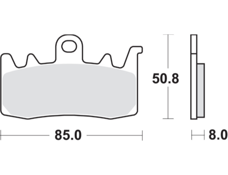 Колодки тормозные передние SBS 900HS (219800237  34118540958  81341021A)