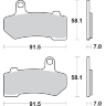 Колодки тормозные передние SBS 830H.HS для Harley-Davidson (41300027 41852-08 41852-08A 41852-08B 41854-08)