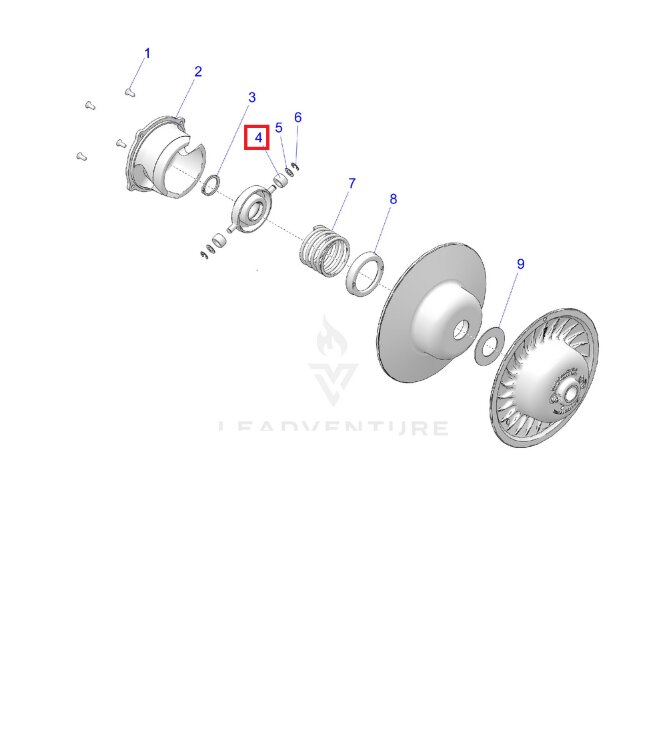 Ролик ведомого вариатора Polaris Matryx 3514929
